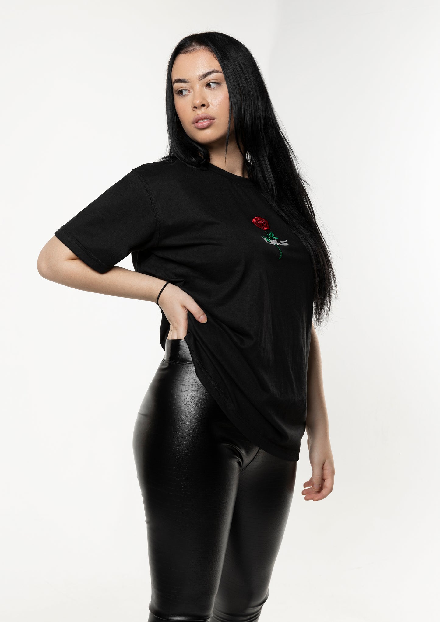 Oversize Rose T-shirt
