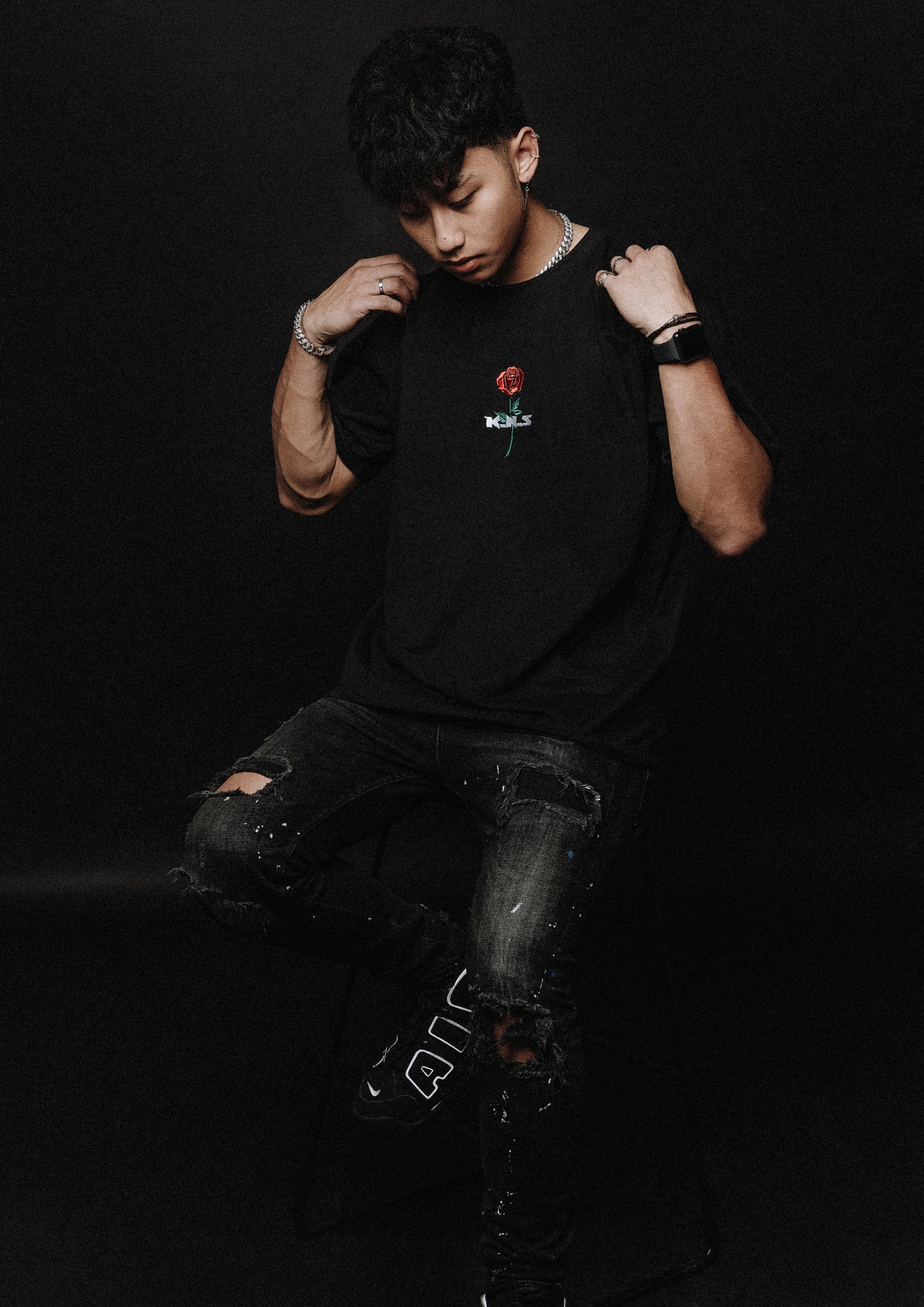 Oversize Rose T-shirt